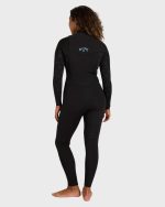 4/3mm Absolute Core Chest Zip Full Wetsuit - Black - Image 2