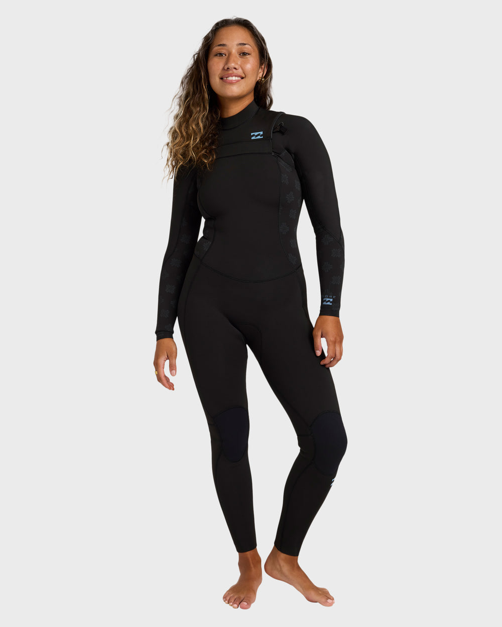 ABJW100239_BLK_OM-F.jpg 4/3mm Absolute Core Chest Zip Full Wetsuit - Black - Image 1