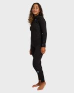 4/3mm Absolute Core Chest Zip Full Wetsuit - Black - Image 3