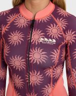 2mm Salty Dayz Long Sleeve Springsuit - Eggplant - Image 5