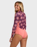 2mm Salty Dayz Long Sleeve Springsuit - Eggplant - Image 2
