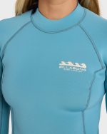 2mm Spring Fever Long Sleeve Springsuit - Surf Blue - Image 5