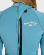 2mm Spring Fever Long Sleeve Springsuit - Surf Blue - Image 8