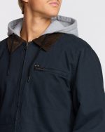A/Div Barlow Hooded Jacket - Navy - Image 4
