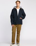 A/Div Barlow Hooded Jacket - Navy - Image 3