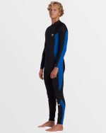 4/3mm Foil GBS Back Zip Wetsuit - Mid Blue - Image 6