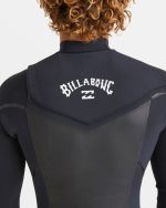 3/2mm Absolute Natural+ Upcycler Liquid Seal Chest Zip Wetsuit - Black - Image 9