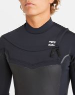 3/2mm Absolute Natural+ Upcycler Liquid Seal Chest Zip Wetsuit - Black - Image 8