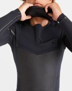 3/2mm Absolute Natural+ Upcycler Liquid Seal Chest Zip Wetsuit - Black - Image 4