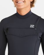 3/2mm Absolute Natural Upcycler GBS Chest Zip Wetsuit - Black - Image 8