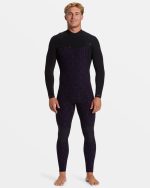 3/2mm Furnace Natural Upcycler GBS Chest Zip Wetsuit - Black - Image 2