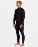 3/2mm Revolution Natural Upcycler GBS Chest Zip Wetsuit - Black - Image 7