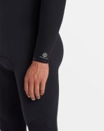 4/3mm Revolution Natural Upcycler GBS Chest Zip Wetsuit - Black - Image 3