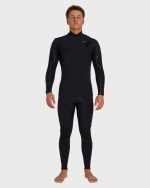 3/2mm Absolute Ultra Chest Zip Full Wetsuit - Black