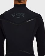 4/3mm Absolute Ultra Chest Zip Full Wetsuit - Black - Image 7