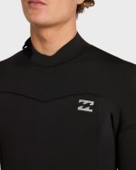 4/3mm Absolute Core Back Zip Full Wetsuit - Black - Image 4