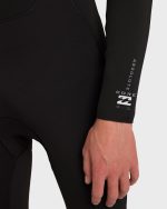 4/3mm Absolute Core Back Zip Full Wetsuit - Black - Image 5