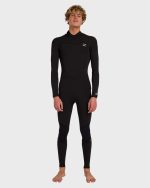 4/3mm Absolute Core Back Zip Full Wetsuit - Black