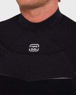 3/2mm Furnace Ultra GBS Gullwing Chest Zip Full Wetsuit - Black - Image 7