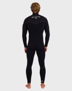 3/2mm Furnace Ultra GBS Gullwing Chest Zip Full Wetsuit - Black - Image 2