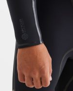 5/4mm Absolute Natural+ Upcycler Welded Chest Zip Hooded Wetsuit - Black - Image 4