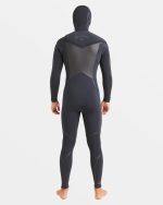 5/4mm Absolute Natural+ Upcycler Welded Chest Zip Hooded Wetsuit - Black - Image 10