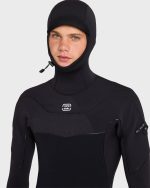 4/3mm Furnace Ultra Gullwing Hooded Full Wetsuit - Black - Image 12