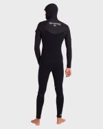 4/3mm Furnace Ultra Gullwing Hooded Full Wetsuit - Black - Image 2