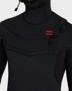 5/4mm Absolute Ultra GBS Hooded Chest Zip Full Wetsuit - Black - Image 5