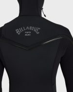 5/4mm Absolute Ultra GBS Hooded Chest Zip Full Wetsuit - Black - Image 9