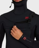 5/4mm Absolute Ultra GBS Hooded Chest Zip Full Wetsuit - Black - Image 10