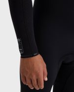 2/2mm Absolute Ultra Chest Zip Long Sleeve Springsuit - Black - Image 7