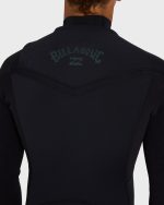 2/2mm Absolute Ultra Chest Zip Long Sleeve Springsuit - Black - Image 8