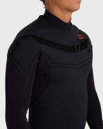 2/2mm Absolute Ultra Chest Zip Long Sleeve Springsuit - Black - Image 10