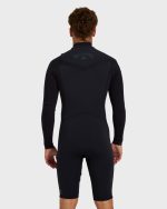 2/2mm Absolute Ultra Chest Zip Long Sleeve Springsuit - Black - Image 2