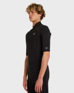 2/2mm Absolute Florida Short Sleeve Springsuit - Black - Image 4