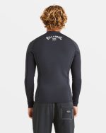 1/1mm Absolute Natural Upcycler Flatlock Back Zip Wetsuit Jacket - Black - Image 2