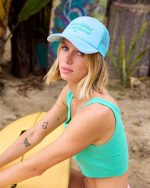 Across Waves Trucker Hat - Clearwater - Image 3