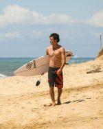 A.I. Rising Sun Pro 22" Boardshorts - Black/Red - Image 11