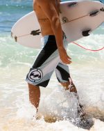A.I. Samurai Pro 22" Boardshorts - Dusty Blue - Image 3