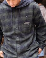 Baja Sur Flannel Shirt - Black - Image 2