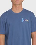 Crayon Wave Premium Short Sleeve T-Shirt - Blue Horizon - Image 5