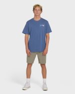 Crayon Wave Premium Short Sleeve T-Shirt - Blue Horizon - Image 4