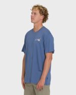 Crayon Wave Premium Short Sleeve T-Shirt - Blue Horizon - Image 3