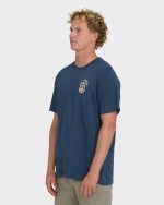 Forge Premium Short Sleeve Cotton T-Shirt - Dark Denim - Image 3