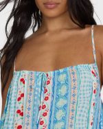 Beach Song Printed Cover-Up - Dream Blue - Image 5