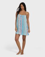Beach Song Printed Cover-Up - Dream Blue - Image 4