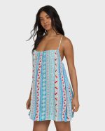 Beach Song Printed Cover-Up - Dream Blue - Image 3