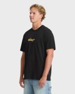 Occys Point Premium Short Sleeve Cotton T-Shirt - Black - Image 3