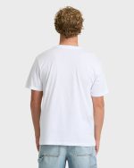 Occys Point Premium Short Sleeve Cotton T-Shirt - White - Image 3